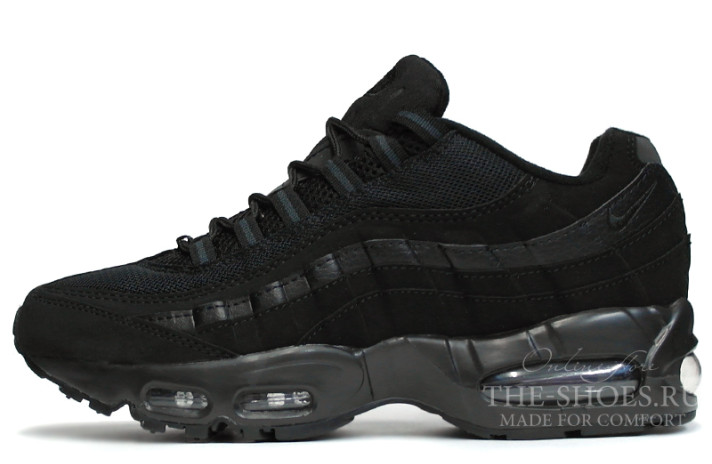 Кроссовки Nike Air Max 95 Anthracite Black 609048-092 черные