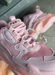 Кроссовки Balenciaga Triple S Pink живое фото 3