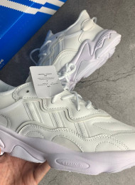 Кроссовки Adidas Ozweego Cloud White живое фото 3